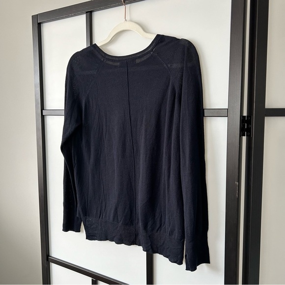 [XS/S] Zara Knit Women’s Lightweight Super Soft Black Long Sleeve Sweater - Picture 8 of 9
